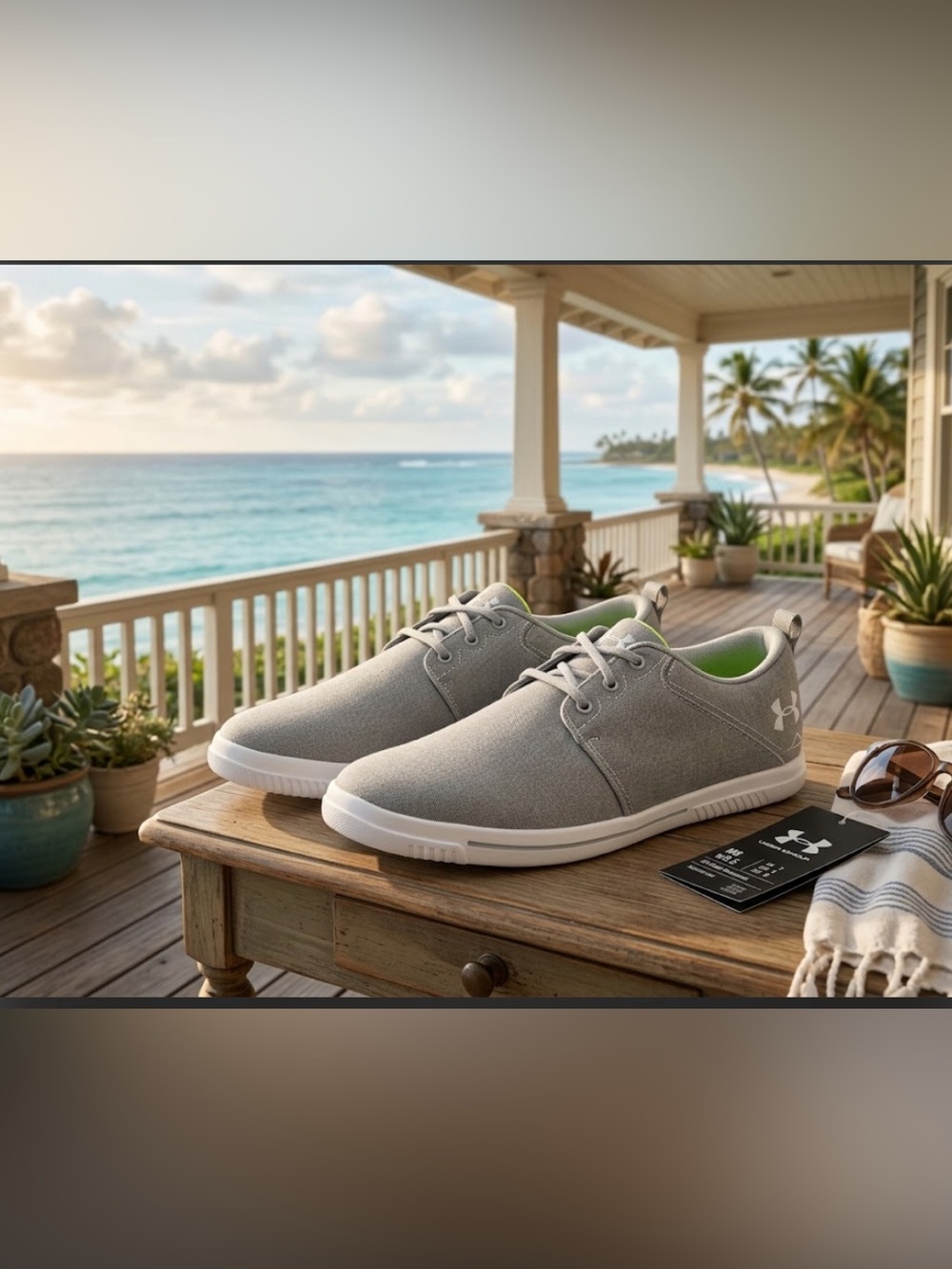 Under Armour Street Encounter IV CNV Gray Canvas Men’s Shoes Size M8/W9.5 NWT